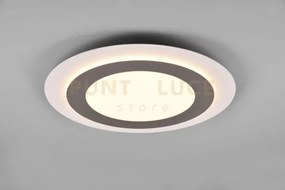 Morgan plafoniera a led 42w 5600lm, 2700 - 6500k bianca rotonda bor...