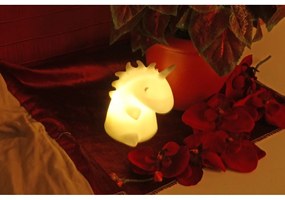 Lampada da tavolo per bambini bianca Unicorn – Hilight