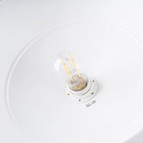 Sollux SL.1327 - Lampadario a sospensione con filo FRIKA 1xE27/15W/230V diametro 34 cm bianco