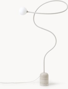 Lampada da terra con base in marmo Alina