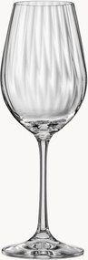 Set di 12 bicchieri da vino in cristallo Optic