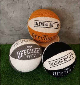 Cuscino decorativo in bouclé ø 25 cm Basketball – Mioli Decor