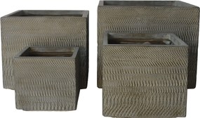 ACHILLEA - set di vasi in fibra sintetica