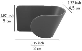 Portacoperchi in plastica autoportanti, set da 8 - Wenko