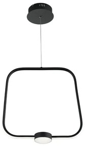 Lampada LED sospensione 35W - moderno Nero ALFA 47 cm