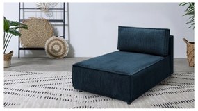 Modulo divano in velluto a coste variabile blu scuro Nihad modular - Bobochic Paris