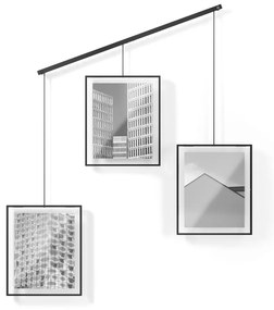 Cornici da parete in metallo nero in set di 3 pezzi 73x82 cm Exhibit - Umbra