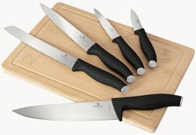 Set di coltelli con tagliere Bamboo 6 pz