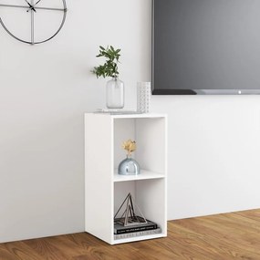 Mobile porta tv bianco 72x35x36,5 cm in legno multistrato