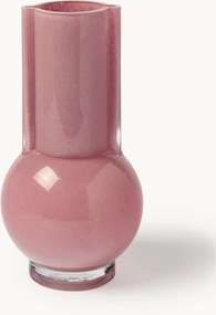 Vaso di design in vetro Flamingo, alt. 25 cm