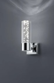 Applique a parete led bagno cromo bolle bolsa 282410106