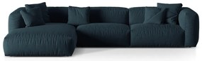 Divano angolare modulare blu scuro (angolo sinistro) Martina - Micadoni Home
