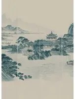 Jannelli & Volpi Wandbild Kaisui - Blue Panel 4