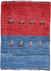 Gabbeh Tappeto persiano 120x170 (Iran) Annodato A Mano