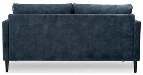 Divano in velluto blu scuro 153 cm Adagio - Scandic