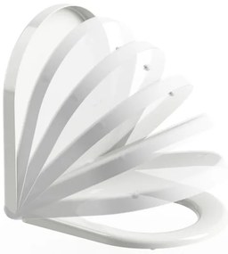 Ravak X01549 - Sedile per WC SoftClose UNI CHROME bianco