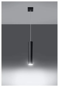 Lampada da soffitto nera 1 Castro - Nice Lamps