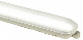 Plafoniera LED 120cm 38W 5.900lm (155lm/W), Certificato PZH Colore  Bianco Naturale 4.000K