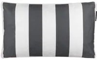Cuscino divano righe antracite 30x50 cm idrorepellente
