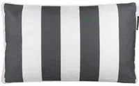 Cuscino divano righe antracite 30x50 cm idrorepellente