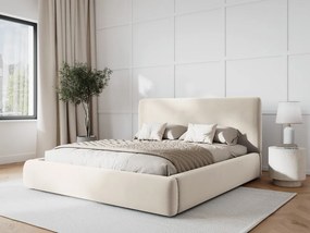 Letto contenitore Colonel con testiera in velluto – 160x200 cm