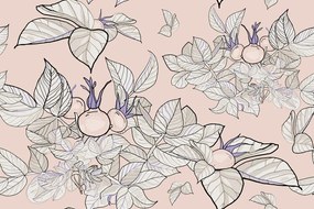 Carta da parati autoadesiva – Giardino con tocco autunnale