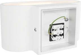 Applique da Parete LINEAR in Gesso Pitturabile G9