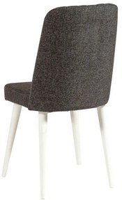 Sedia da pranzo in velluto antracite Stormi Sandalye - Kalune Design