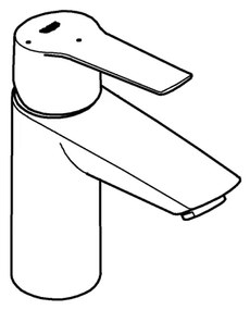 GROHE 311372432 - Miscelatore per lavabo QUICKFIX START 165 mm nero