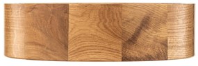 TEMAR LIGHTING Plafoniera Cleo DR275, IP54, Ø 27,5 cm, legno di quercia, E27