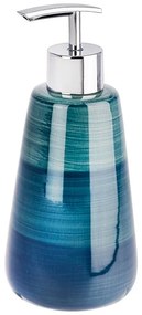 Dispenser per sapone color petrolio in ceramica 296 ml Pottery – Wenko