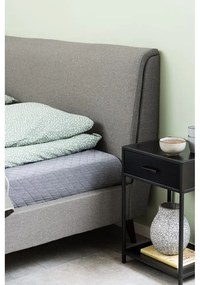 Comodino nero Seaford - Actona