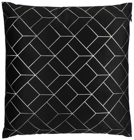 Eglo 420075 - Cuscino decorativo SINGU 45x45 cm nero/argento