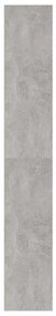 Libreria grigio cemento 40x30x189 cm in truciolato