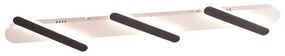 Plafoniera LED moderno RITA, nero 10x100 cm dimmerabile, 1957 lumen