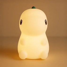 Lampada da notte ricaricabile per bambini DINO LED RGBW dimmerabile, 1W/5V, 1200 mAh