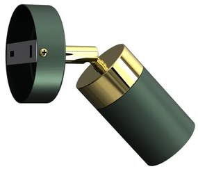 Faretto da parete JOKER 1xGU10/25W/230V verde/oro