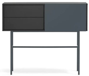 Consolle nero-antracite 35x110 cm Nube - Teulat