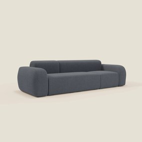BonBon Divano modulare componibile – Composizione Spaccamattone in tessuto smacchiabile T23 blu grafite