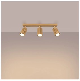 Faretto dorato 6,5x45 cm Gleam – Sollux