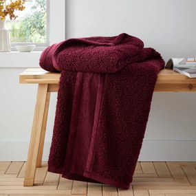 Coperta rossa in micropile 130x170 cm Velvet Boucle - Catherine Lansfield