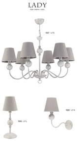 Jupiter 1587 - LY 6 BI - Lampadario LADY 6xE14/40W