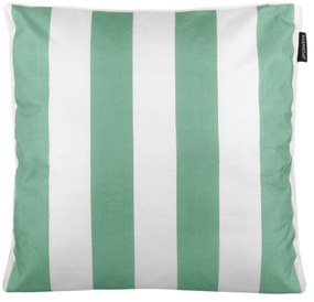 Cuscino divano righe verde 50x50 cm idrorepellente