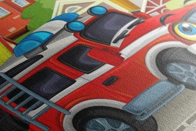 Quadro su tela – Macchinina sulla strada