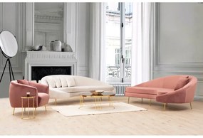 Divano rosa chiaro 255 cm Eses - Artie