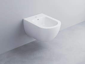 Cielo Enjoy Mini Bidet 48x35 Sospeso Monoforo Versione Ridotta Bianco Lucido