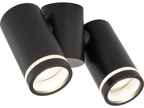 Faretto JET SET 2xGU10/10W/230V nero