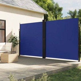 Tenda Da Sole Laterale Retrattile Blu 200x1000 Cm /