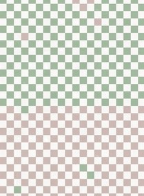 Rebel Walls Carta da parati panoramica Pixels - Green/ Pink