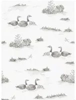 Coordonne Carta da parati Mallard Duck - Silver